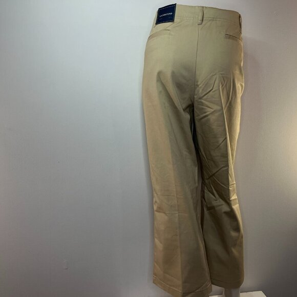 LAND'S END Women's Beige Khaki Pants - Size 16P - NWT - Picture 4 of 4